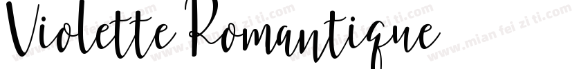 Violette Romantique字体转换